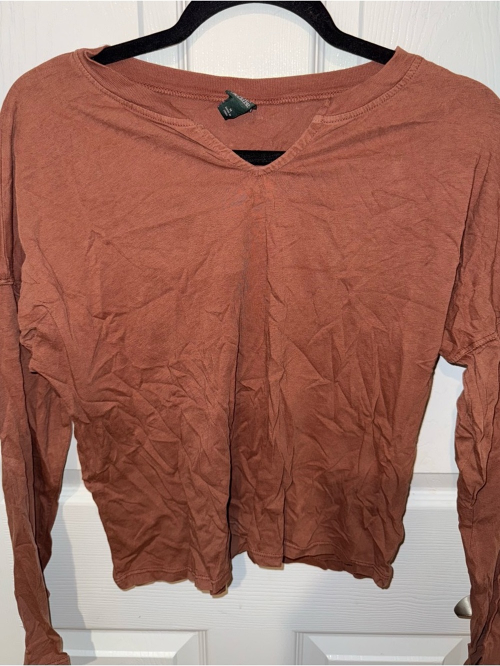 wild fable Long Sleeve Tee in Rust